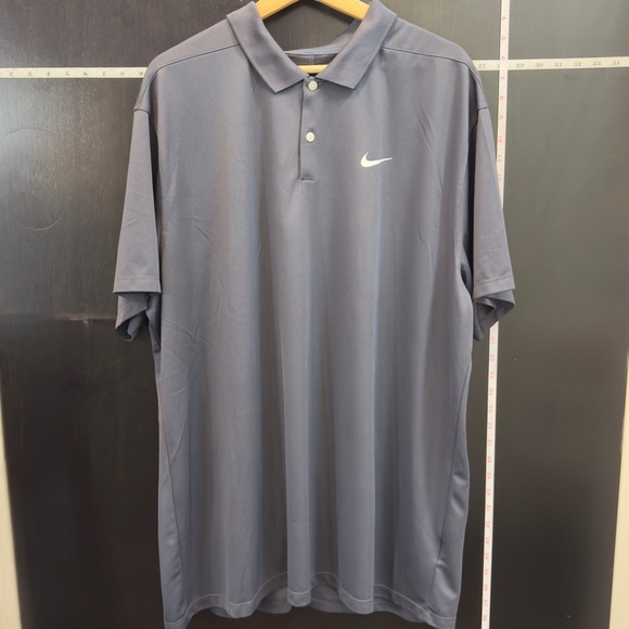 Nike Men's Charcoal Polo Shirt - Picture 1 of 5